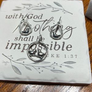 James Avery Retired earrings and pendant